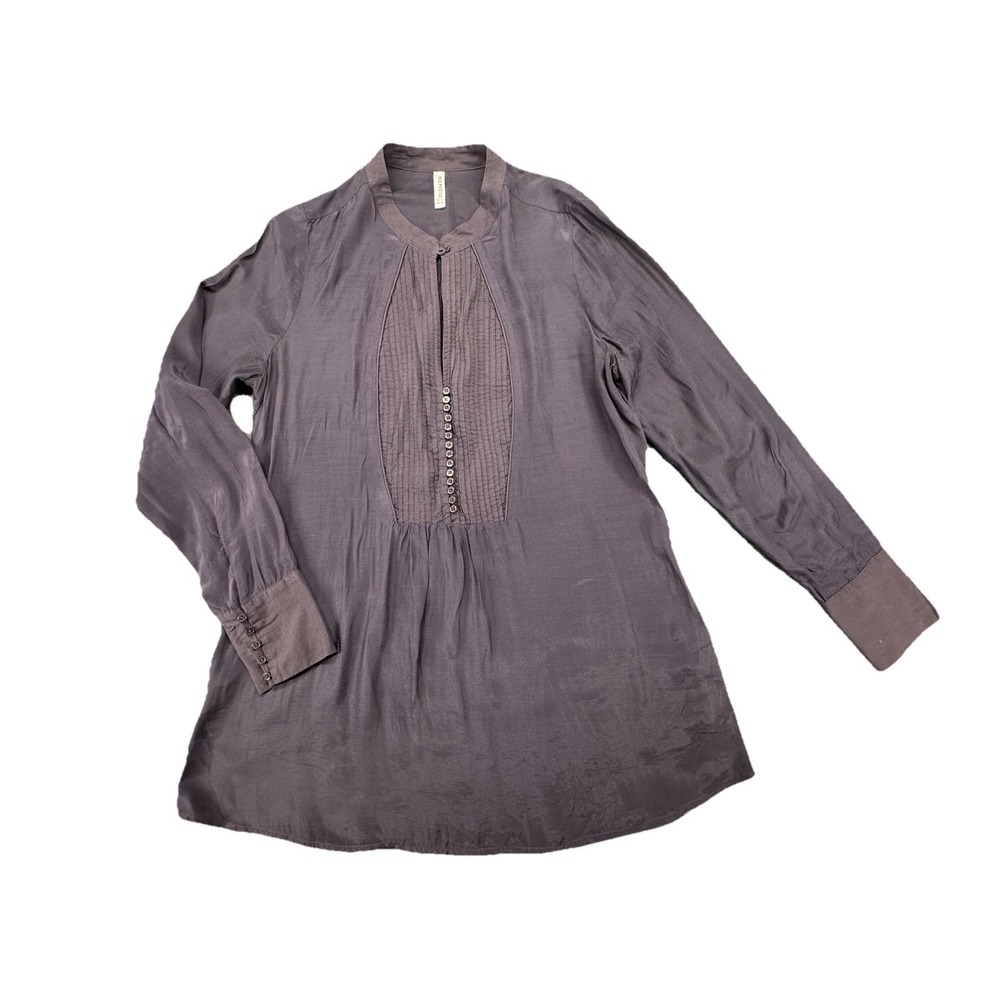 Free People Tunic Dress Women's Boho Long‎ Sleeve Purple Size M